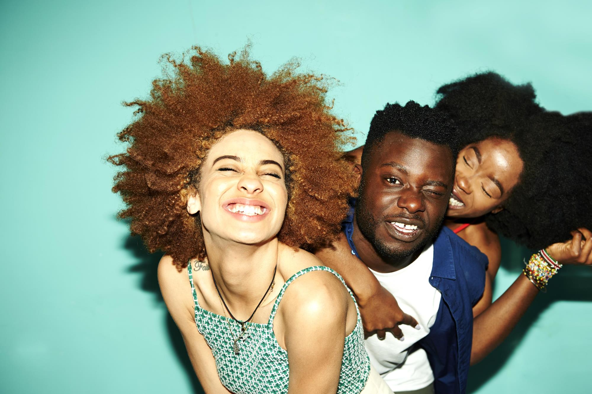 Group of Young People smiling and having fun