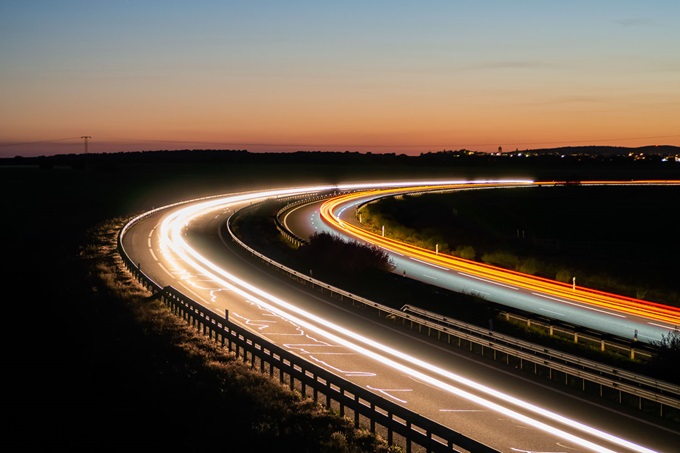 Vehicle light trails